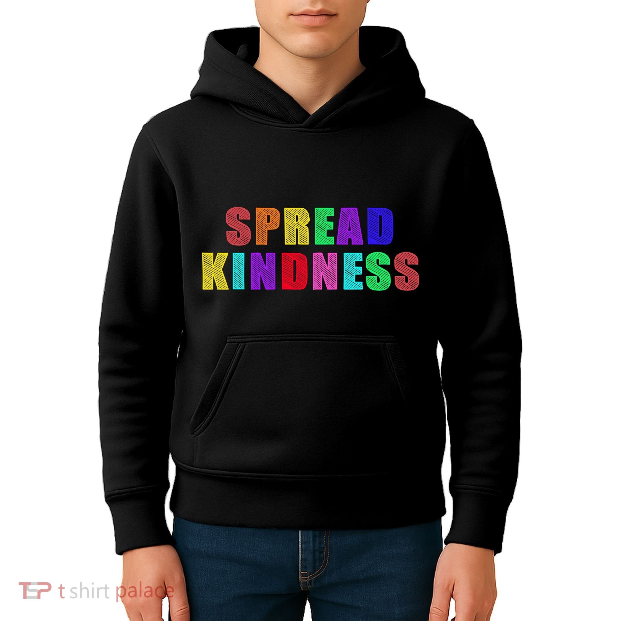 Anti-Bullying Spread Kindness Love Peace Kids Hoodie