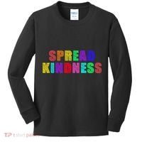 Anti-Bullying Spread Kindness Love Peace Kids Long Sleeve Shirt thumb 0