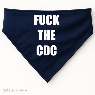 Anti CDC USA-Made Doggie Bandana