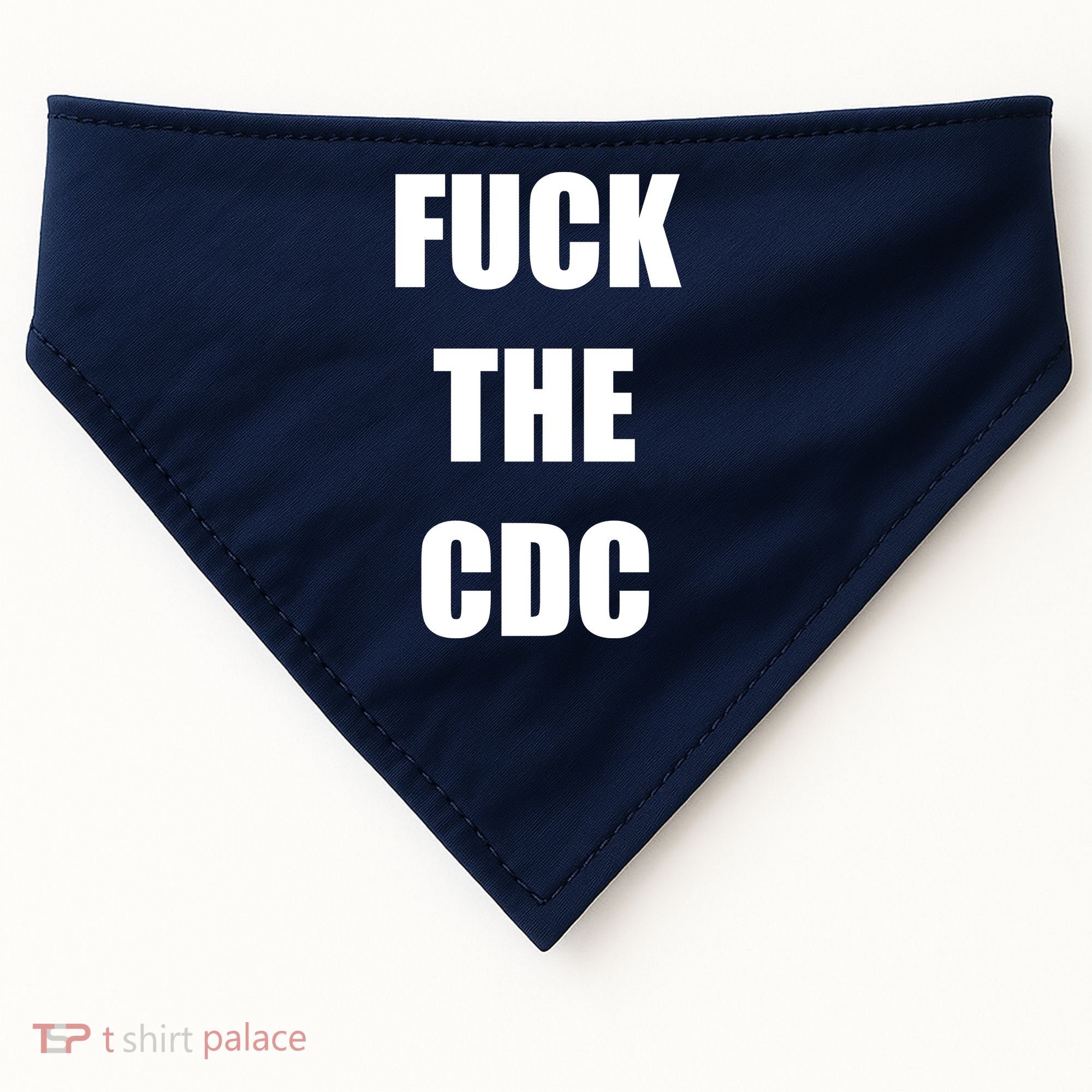 Anti CDC USA-Made Doggie Bandana