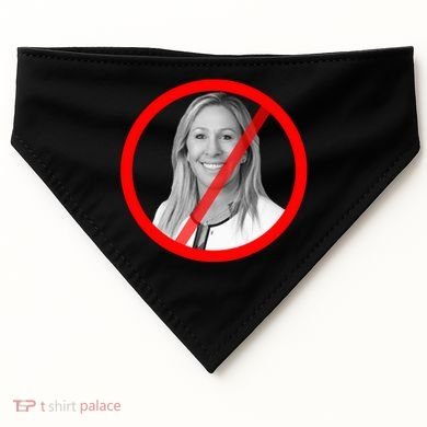 Anti Marjorie Taylor Greene MTG USA-Made Doggie Bandana
