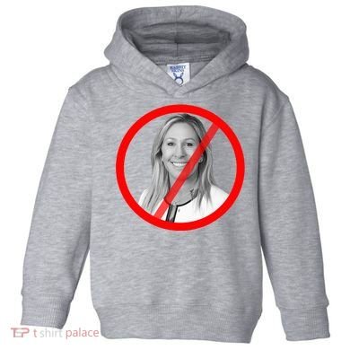 Anti Marjorie Taylor Greene MTG Toddler Hoodie