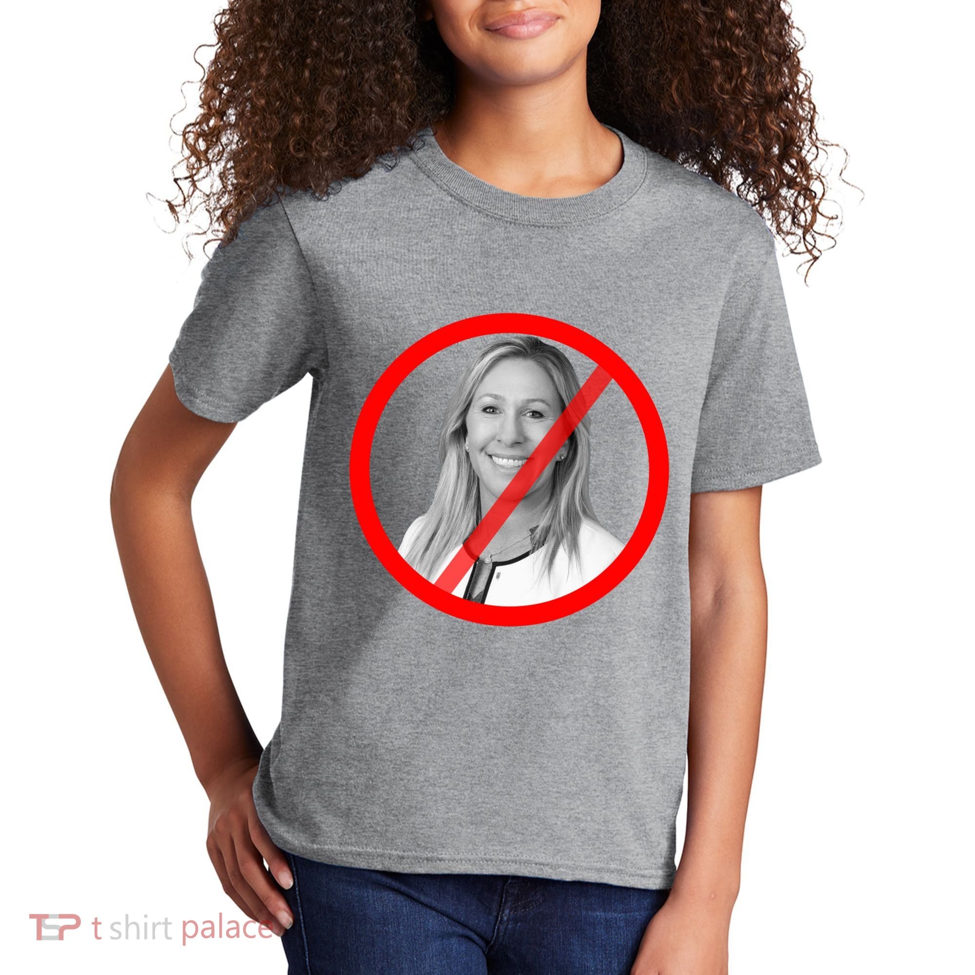 Anti Marjorie Taylor Greene MTG Kids T-Shirt