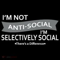 Anti-Social Funny Sarcastic Meme Bucket Hat thumb 4