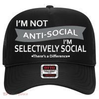 Anti-Social Funny Sarcastic Meme Hat thumb 0