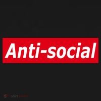 Anti-Social Red Box Logo Button thumb 1