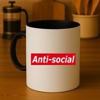 Anti-Social Red Box Logo Coffee Mug thumb 4