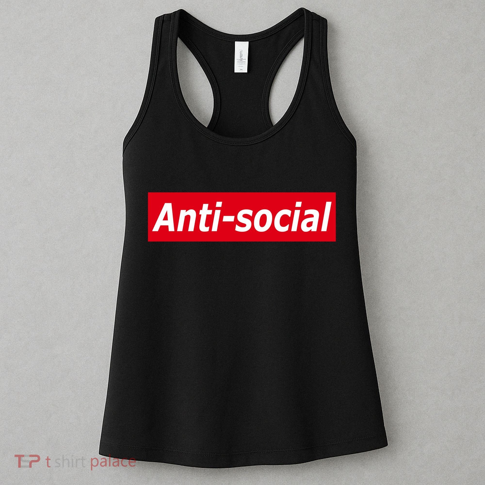 Anti-Social Red Box Logo Women's Tank Top