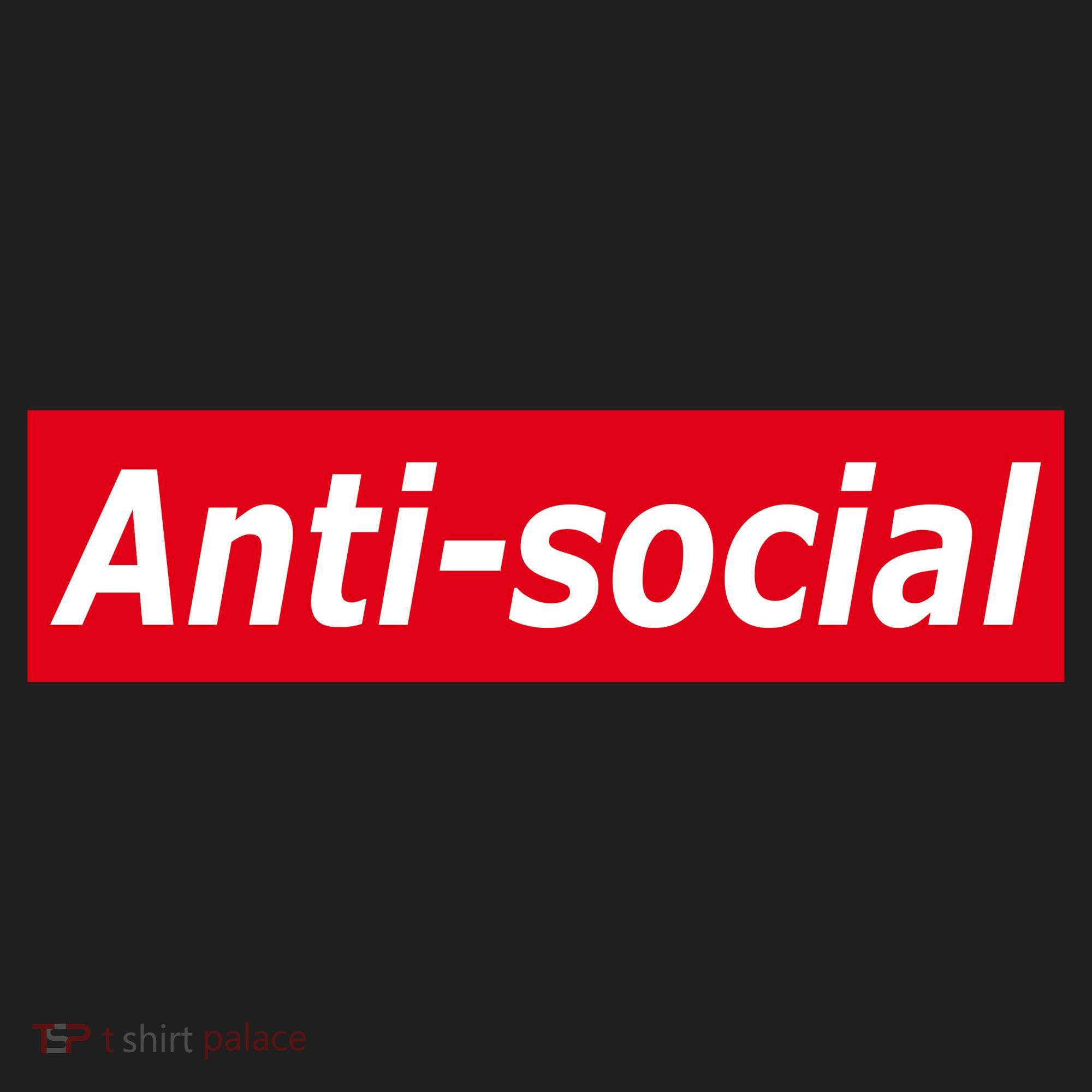 Anti-Social Red Box Logo Hat