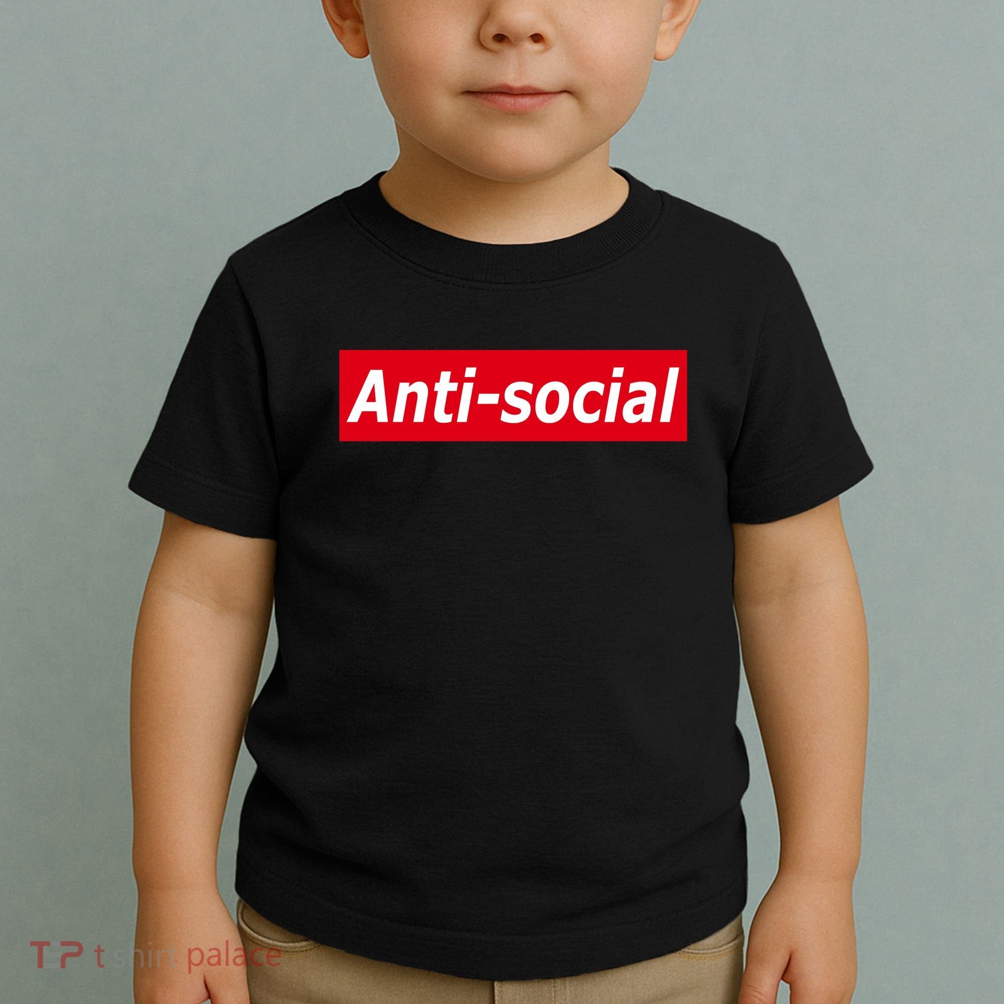 Anti-Social Red Box Logo Toddler T-Shirt