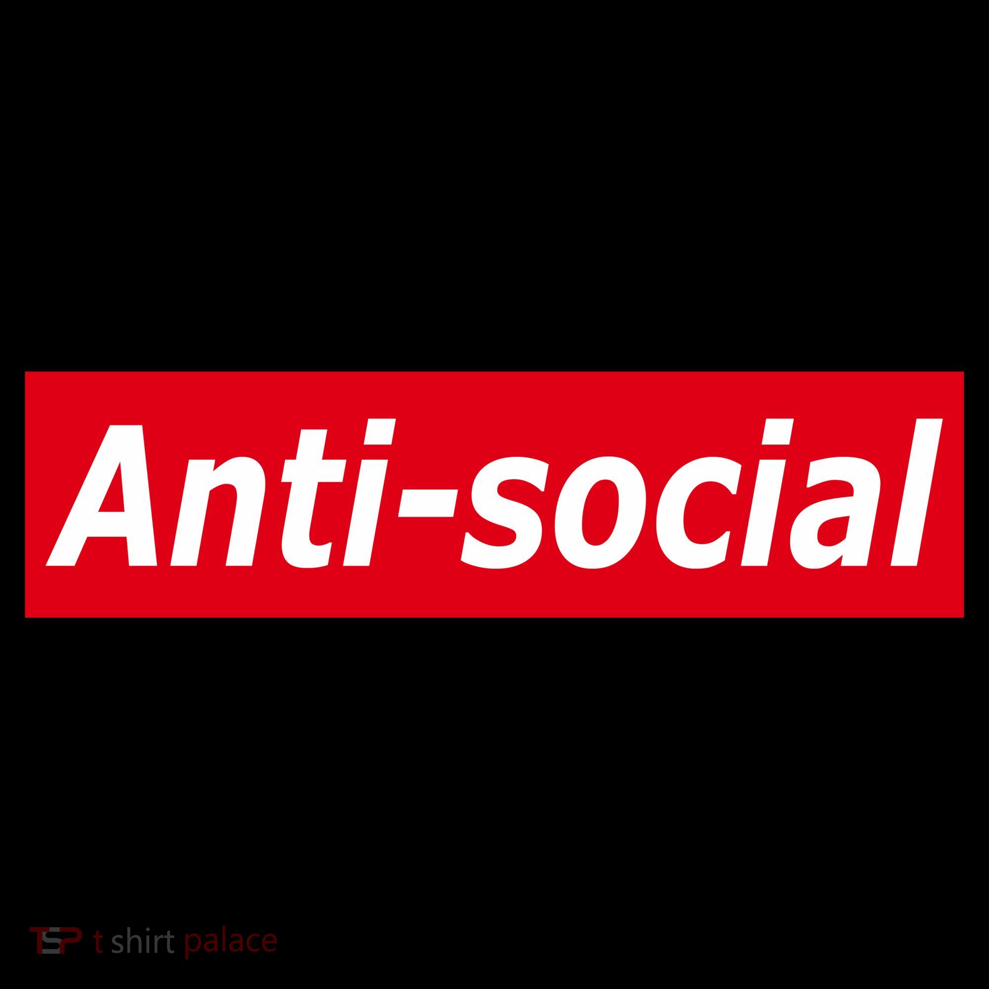 Anti-Social Red Box Logo Toddler T-Shirt
