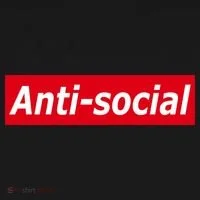 Anti-Social Red Box Logo Women's T-Shirt thumb 6