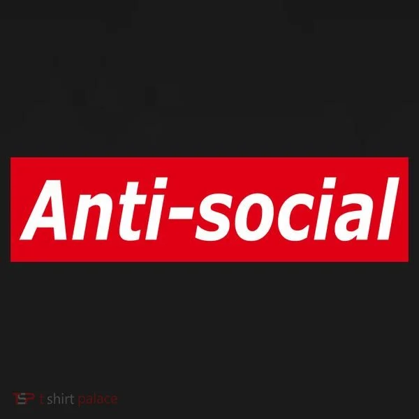 Anti-Social Red Box Logo Women's T-Shirt