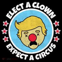 Anti Trump Elect A Clown Expect A Circus Bucket Hat thumb 4