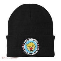 Anti Trump Elect A Clown Expect A Circus Beanie thumb 0