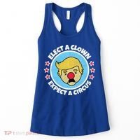 Anti Trump Elect A Clown Expect A Circus Women's Tank Top thumb 0