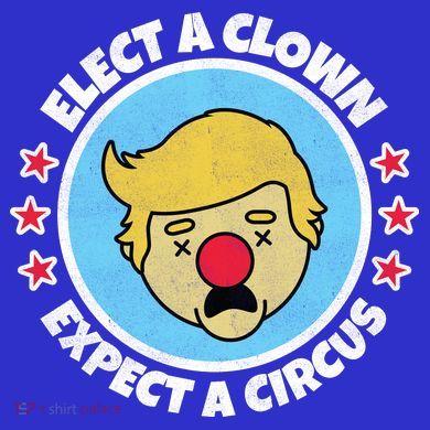 Anti Trump Elect A Clown Expect A Circus Pom Pom 12in Knit Beanie