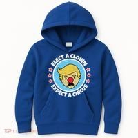 Anti Trump Elect A Clown Expect A Circus Kids Hoodie thumb 0