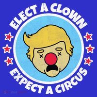 Anti Trump Elect A Clown Expect A Circus Kids Long Sleeve Shirt thumb 2