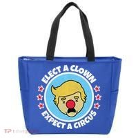 Anti Trump Elect A Clown Expect A Circus Tote Bag thumb 0
