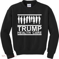 Anti Trump Health Care Kids Sweatshirt thumb 0