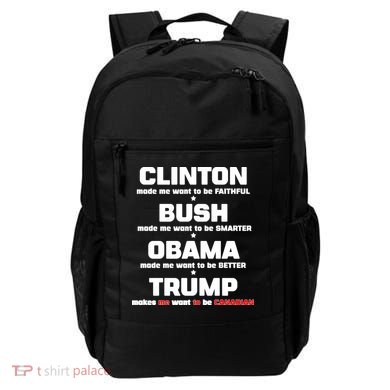 Anti Trump Makes Me Want To Be Canadian Backpack