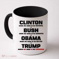 Anti Trump Makes Me Want To Be Canadian Coffee Mug thumb 0