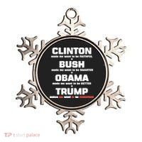 Anti Trump Makes Me Want To Be Canadian Ornament thumb 0