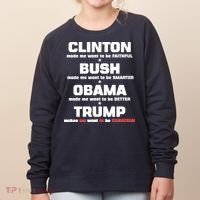 Anti Trump Makes Me Want To Be Canadian Women's Sweatshirt thumb 0