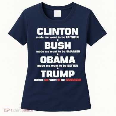 Anti Trump Makes Me Want To Be Canadian Women's T-Shirt
