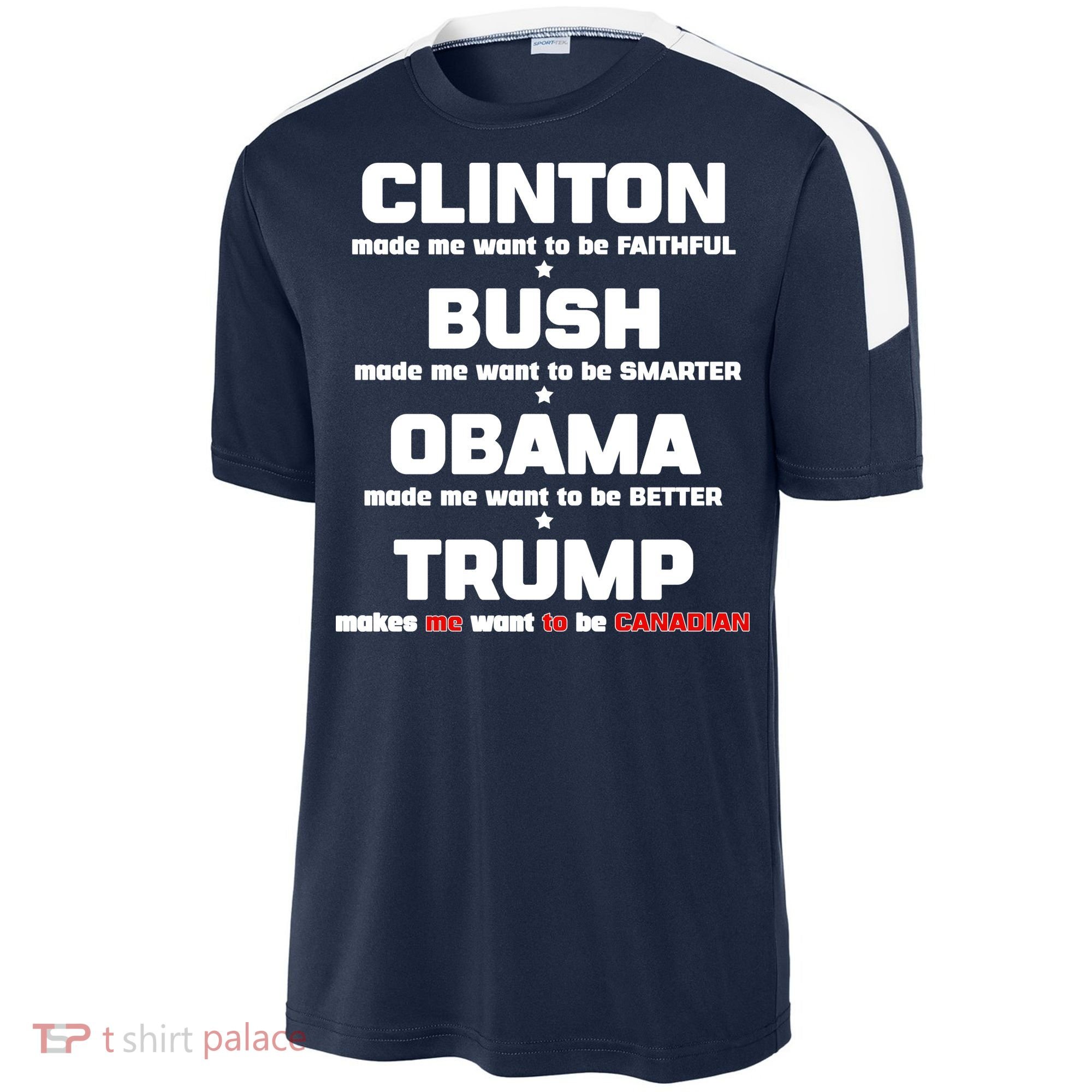 Anti Trump Makes Me Want To Be Canadian Sport-Tek Competitor United Soccer Jersey