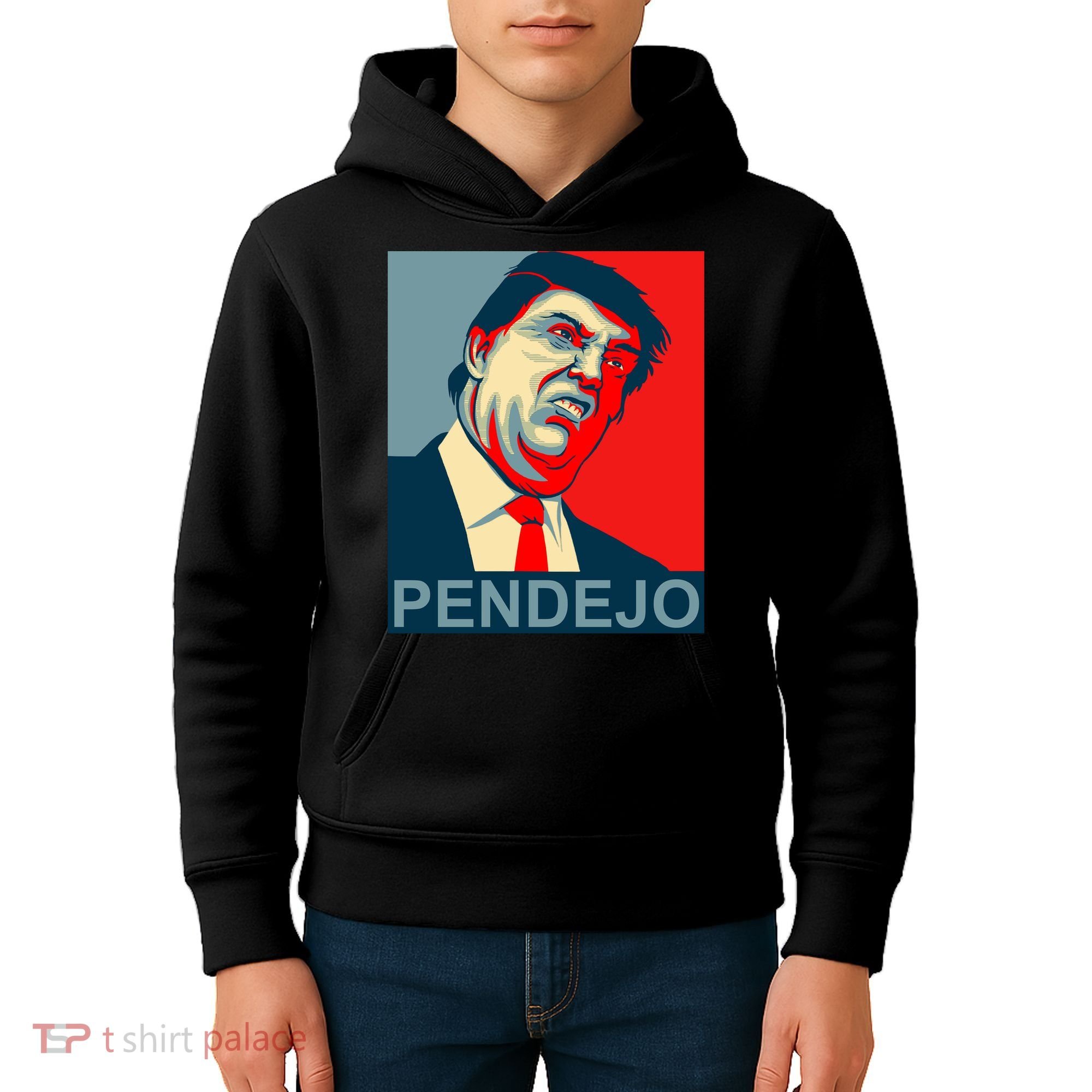 Anti Trump Pendejo Never Trump Not My President Kids Hoodie