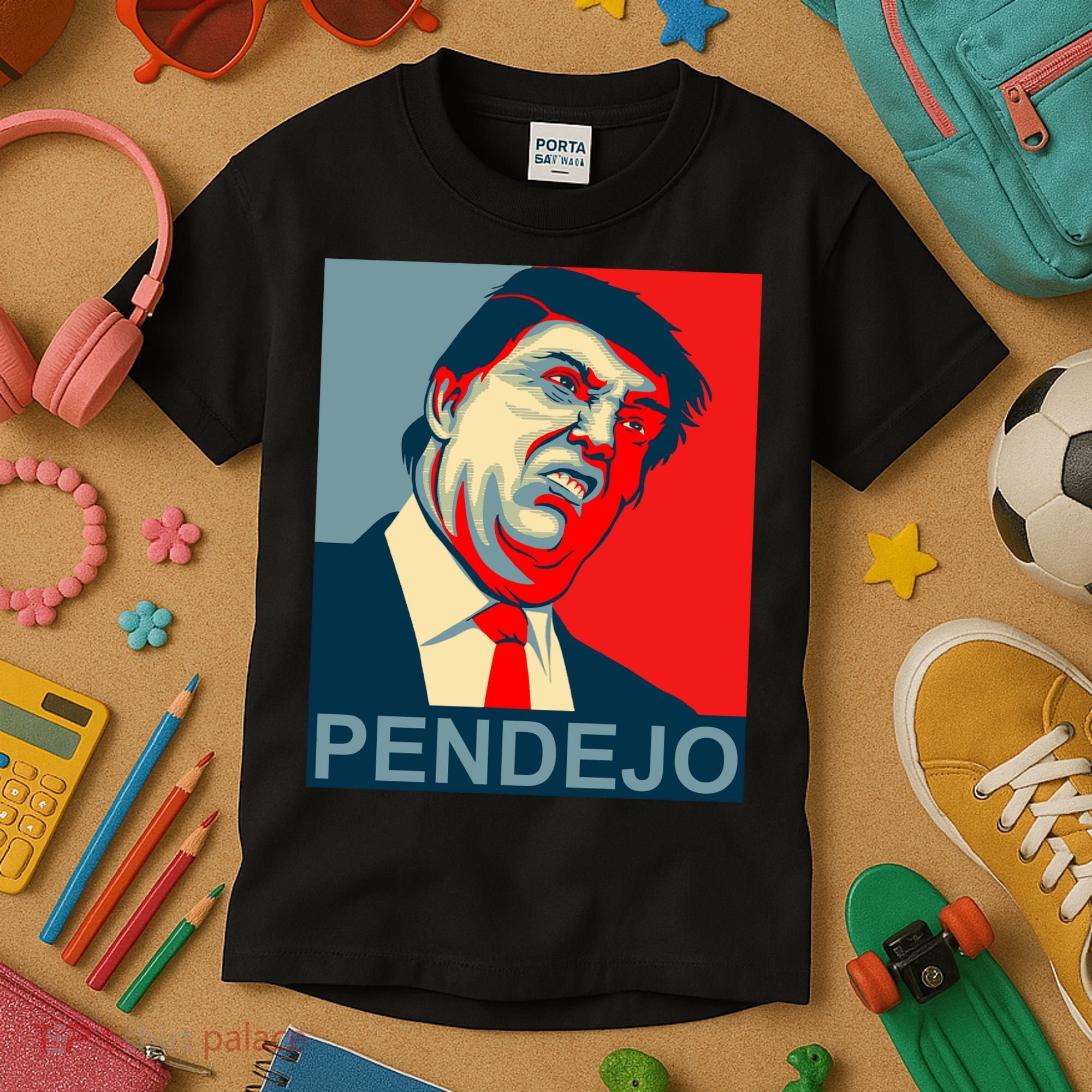 Anti Trump Pendejo Never Trump Not My President Kids T-Shirt