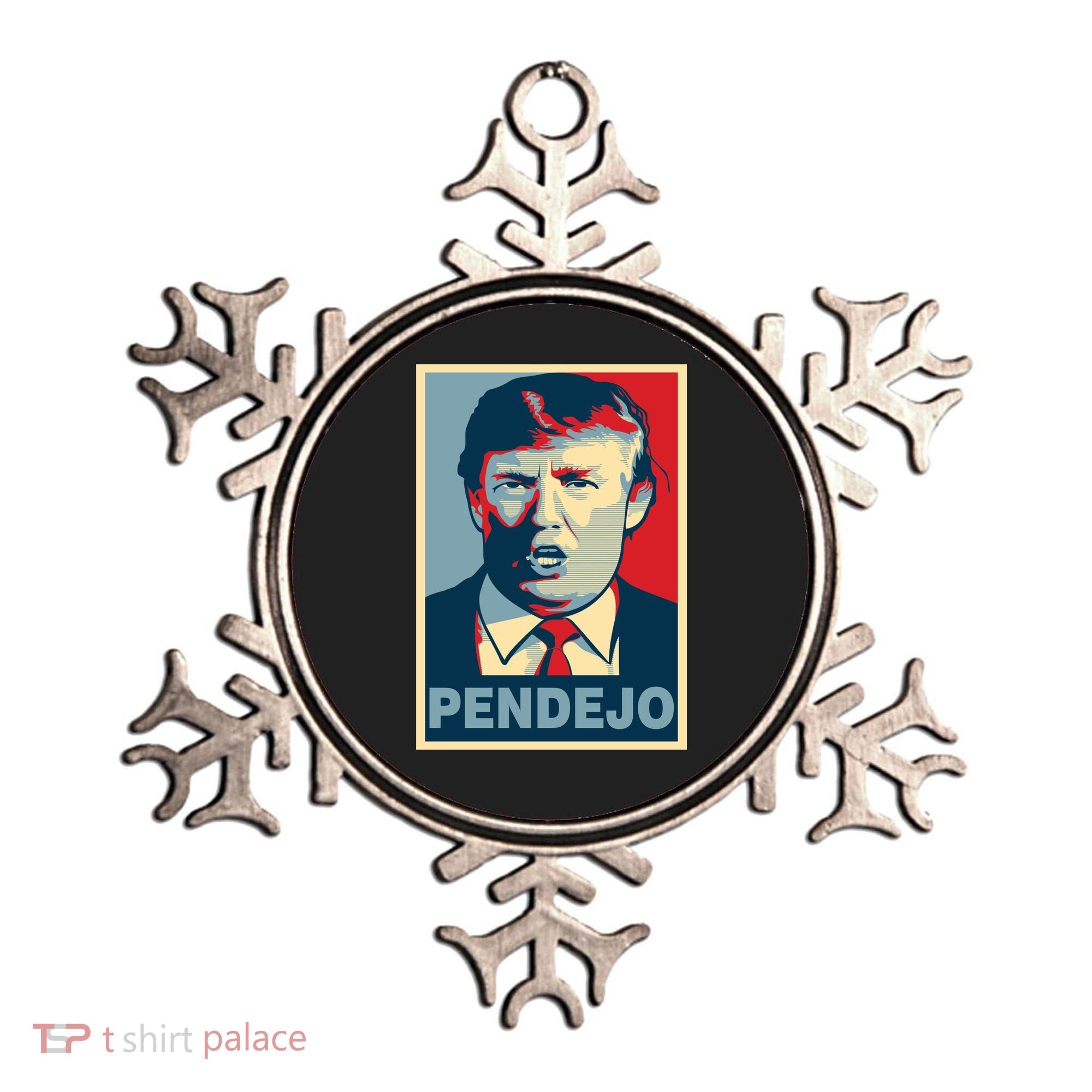 Anti Trump Pendejo Poster Not My President Ornament