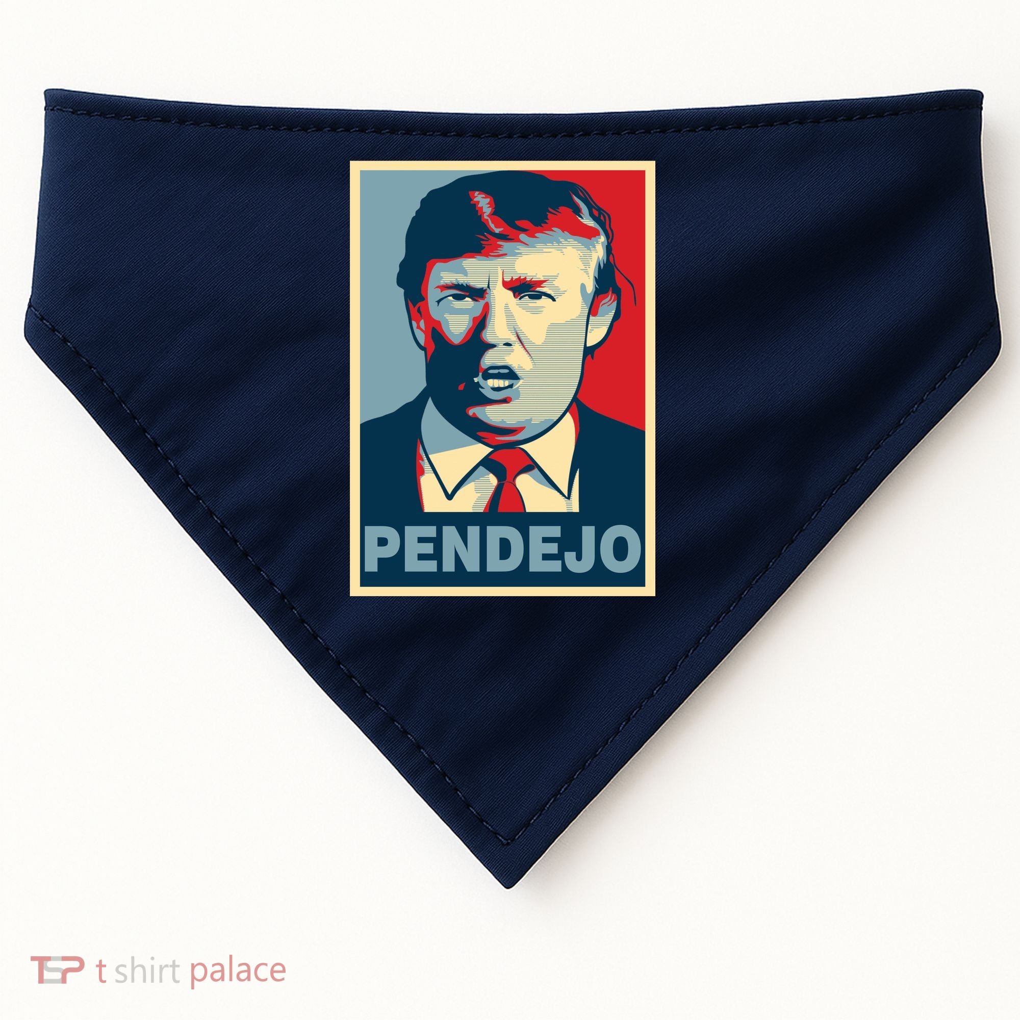 Anti Trump Pendejo Poster Not My President USA-Made Doggie Bandana