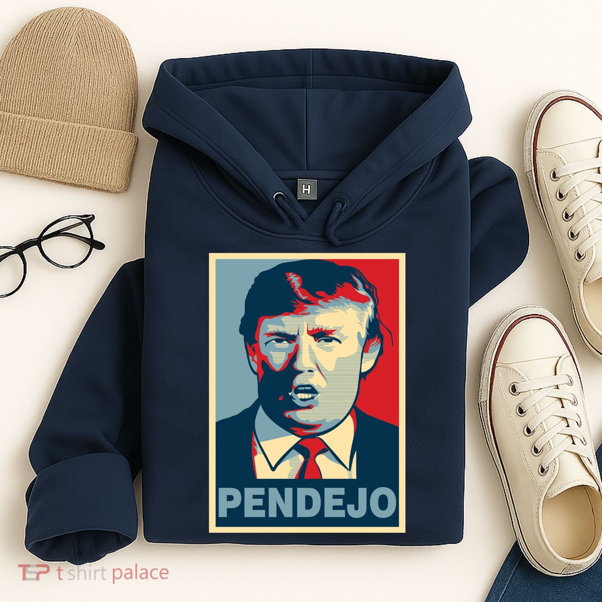 Anti Trump Pendejo Poster Not My President Hoodie