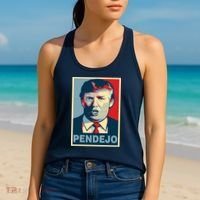 Anti Trump Pendejo Poster Not My President Women's Tank Top thumb 2