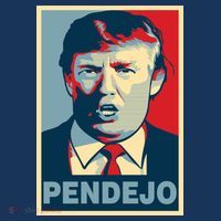 Anti Trump Pendejo Poster Not My President Visor thumb 3