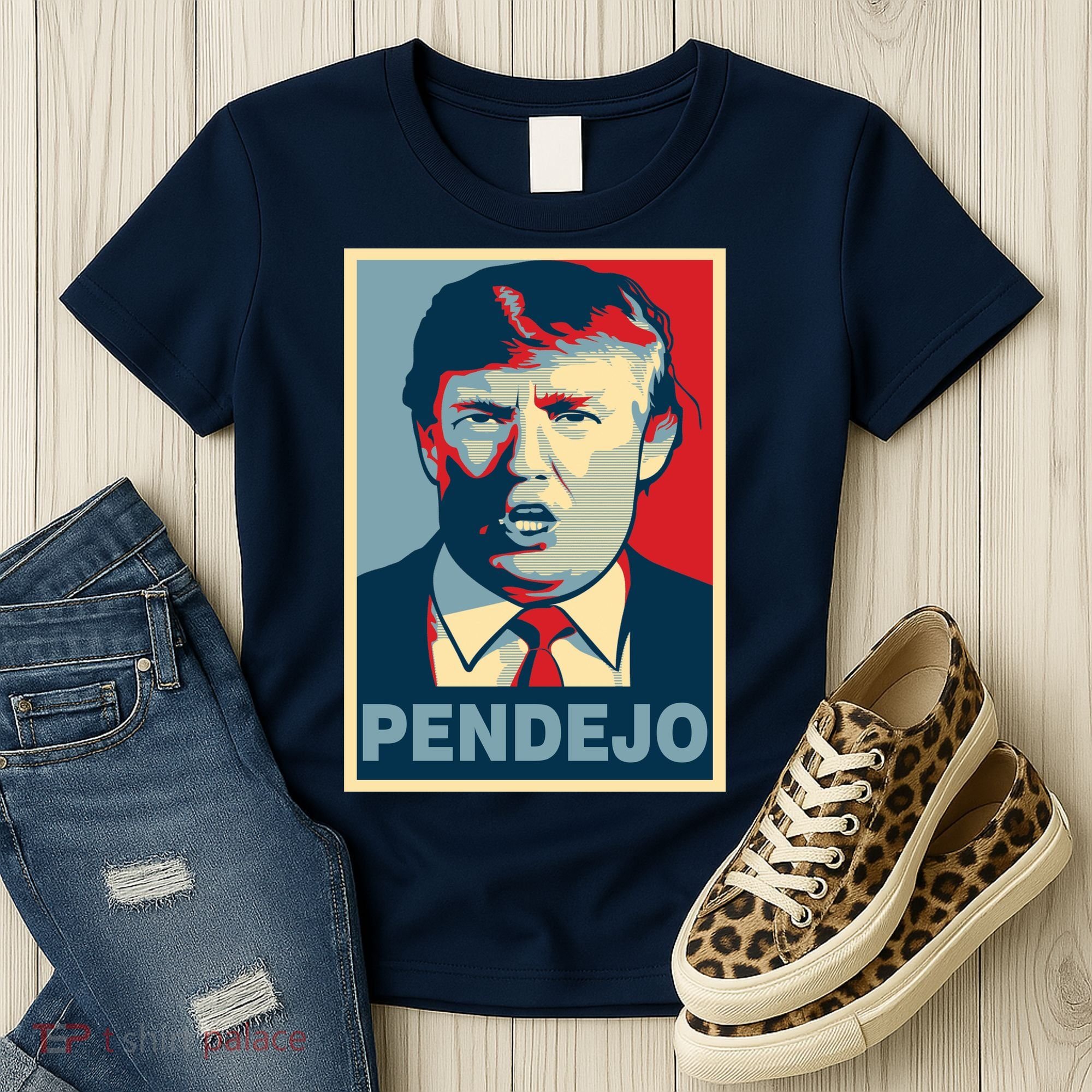 Anti Trump Pendejo Poster Not My President Women's T-Shirt