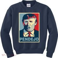 Anti Trump Pendejo Poster Not My President Kids Sweatshirt thumb 0