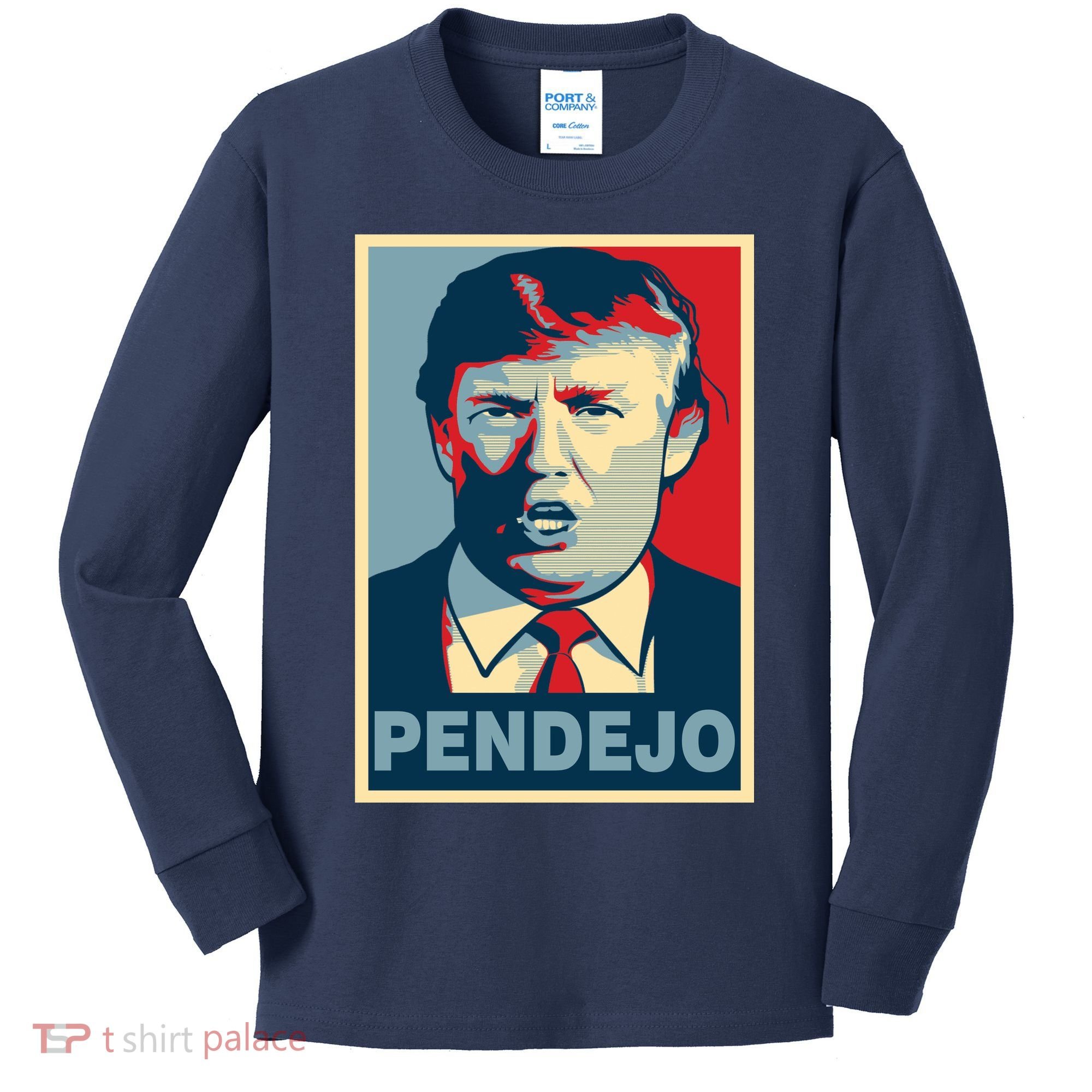 Anti Trump Pendejo Poster Not My President Kids Long Sleeve Shirt