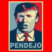Anti Trump Pendejo Poster Not My President Santa Hat thumb 1