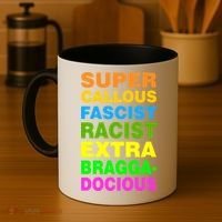 Anti Trump Racist Yes Love Equality No Homophobia Coffee Mug thumb 4
