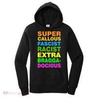 Anti Trump Racist Yes Love Equality No Homophobia Women's Hoodie thumb 0
