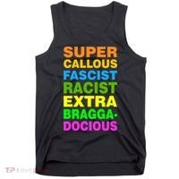 Anti Trump Racist Yes Love Equality No Homophobia Tank Top thumb 0