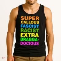 Anti Trump Racist Yes Love Equality No Homophobia Tank Top thumb 3
