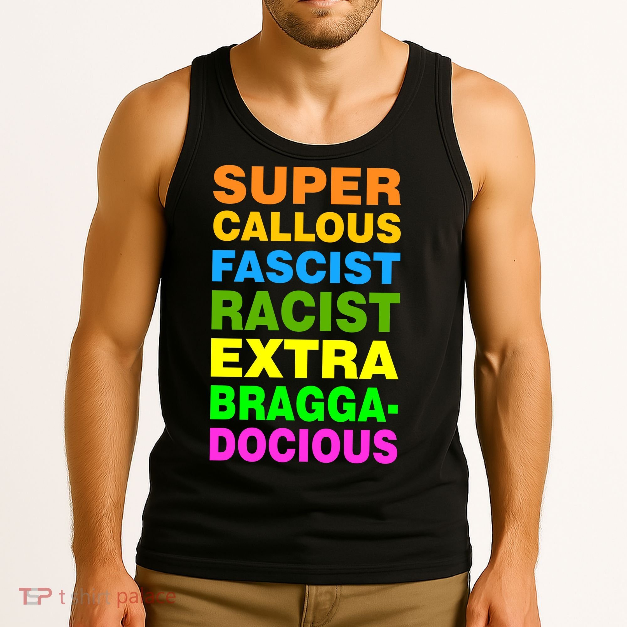 Anti Trump Racist Yes Love Equality No Homophobia Tank Top