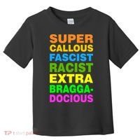 Anti Trump Racist Yes Love Equality No Homophobia Toddler T-Shirt thumb 0