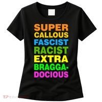 Anti Trump Racist Yes Love Equality No Homophobia Women's T-Shirt thumb 0