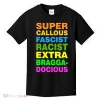 Anti Trump Racist Yes Love Equality No Homophobia Kids T-Shirt thumb 0
